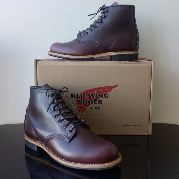 Red Wing Heritage Men\'s Beckman 6-Inch Boot in Amazing Black Cherry-Made in USA main image 14